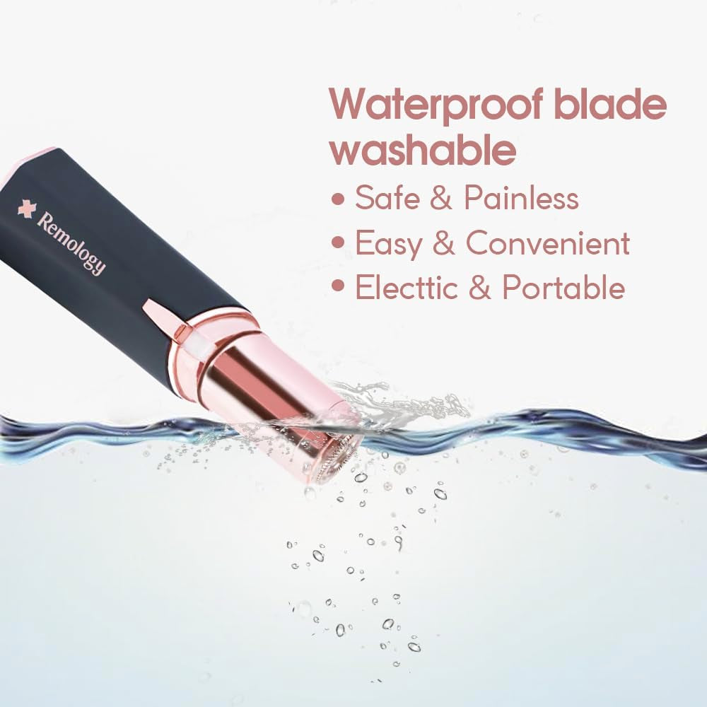 Women's Facial Hair Removal Device - Epilator and Razor for Face, Lip, and Chin Care