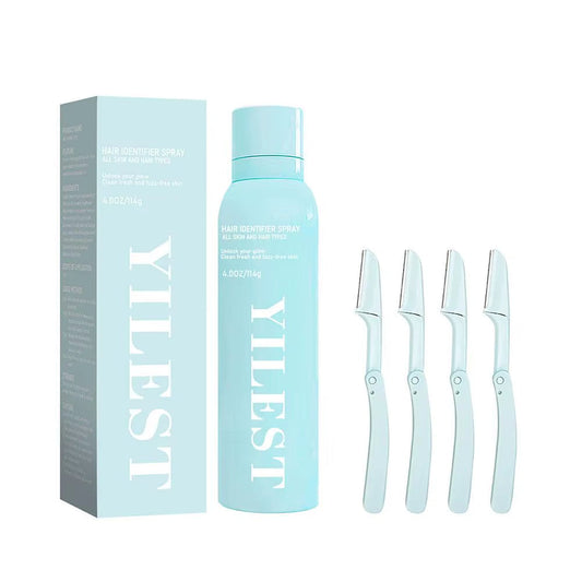 Facial Hair Identification and Dermaplaning Spray for Moisturizing and Skin Care