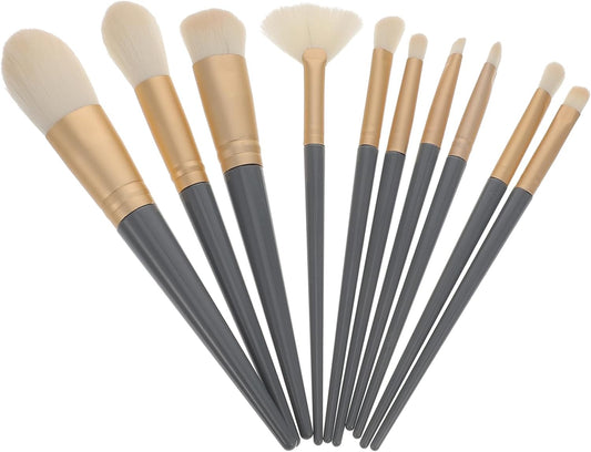 Professional Makeup Brush Set for Blush, Loose Powder, and Eye Shadow - Portable Cosmetic Tools for Daily Use by Women