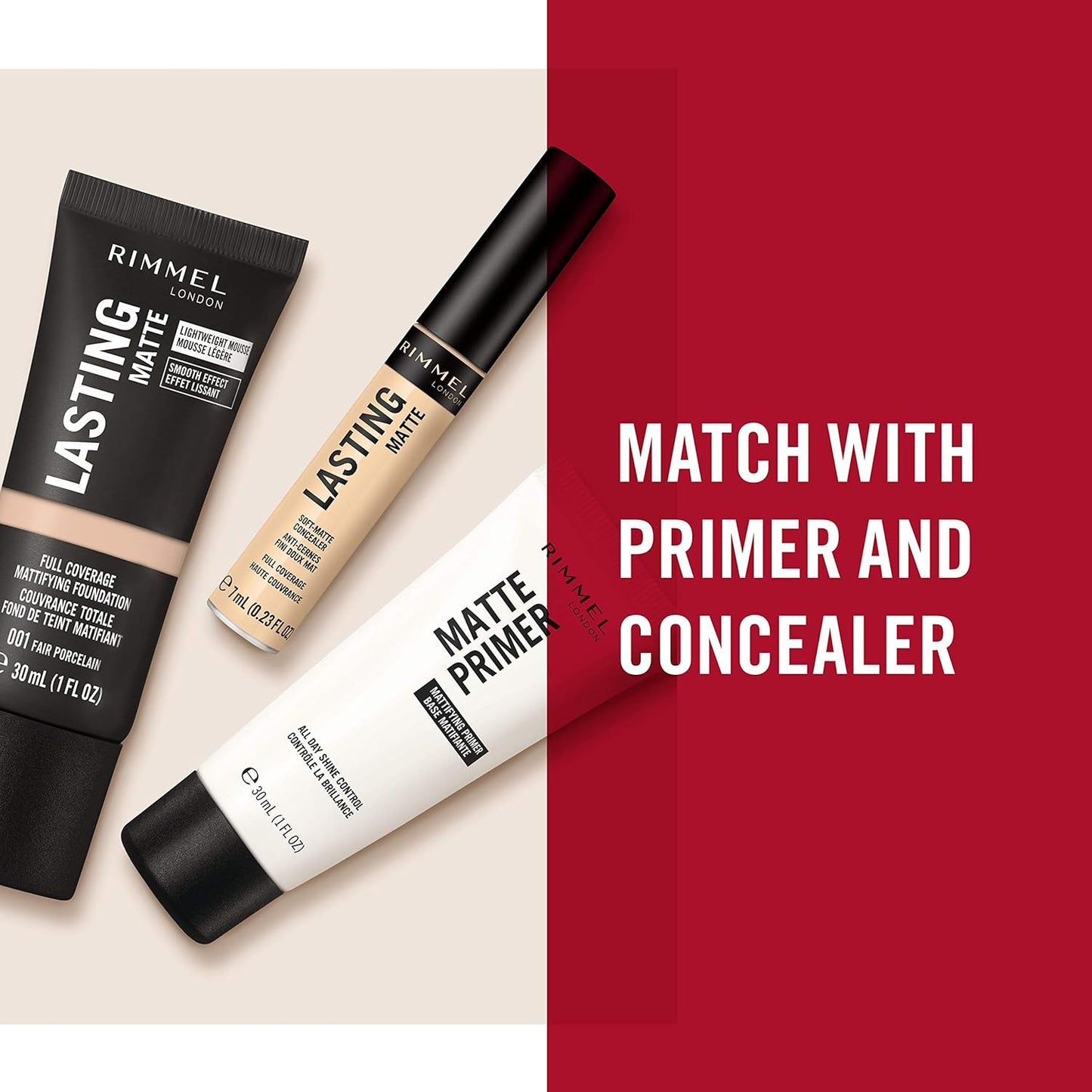 Lasting Matte Full Coverage Lightweight Foundation, 30ml, Shade 400 Natural Beige