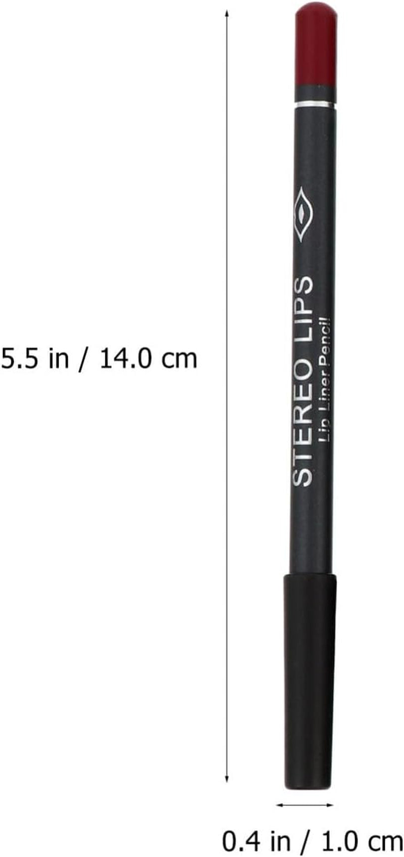 12-Piece Waterproof Lip Liner Pencil Set - Smooth Matte Lip Lining Cosmetic Supplies in Brown and Nude Shades