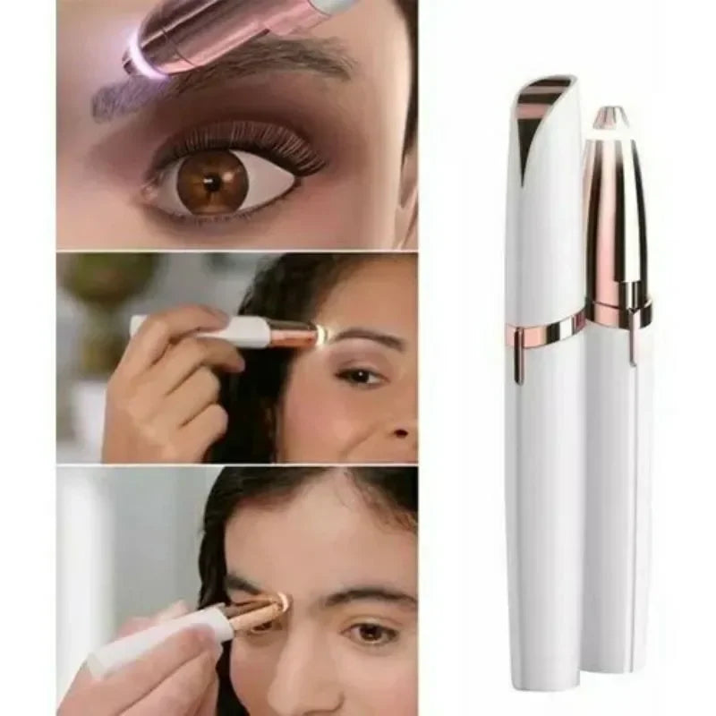 Rechargeable Mini Electric Eyebrow and Facial Hair Trimmer for Women