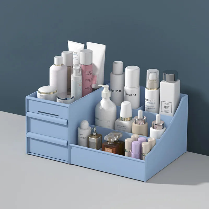 Cosmetic Organizer with Drawers - Makeup Case and Jewelry Storage Solution