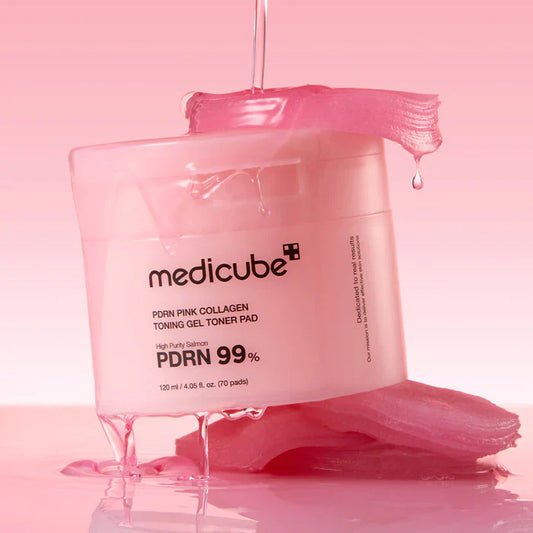 Medicube PDRN Pink Collagen Toning Gel Toner Pad (70 Pads)